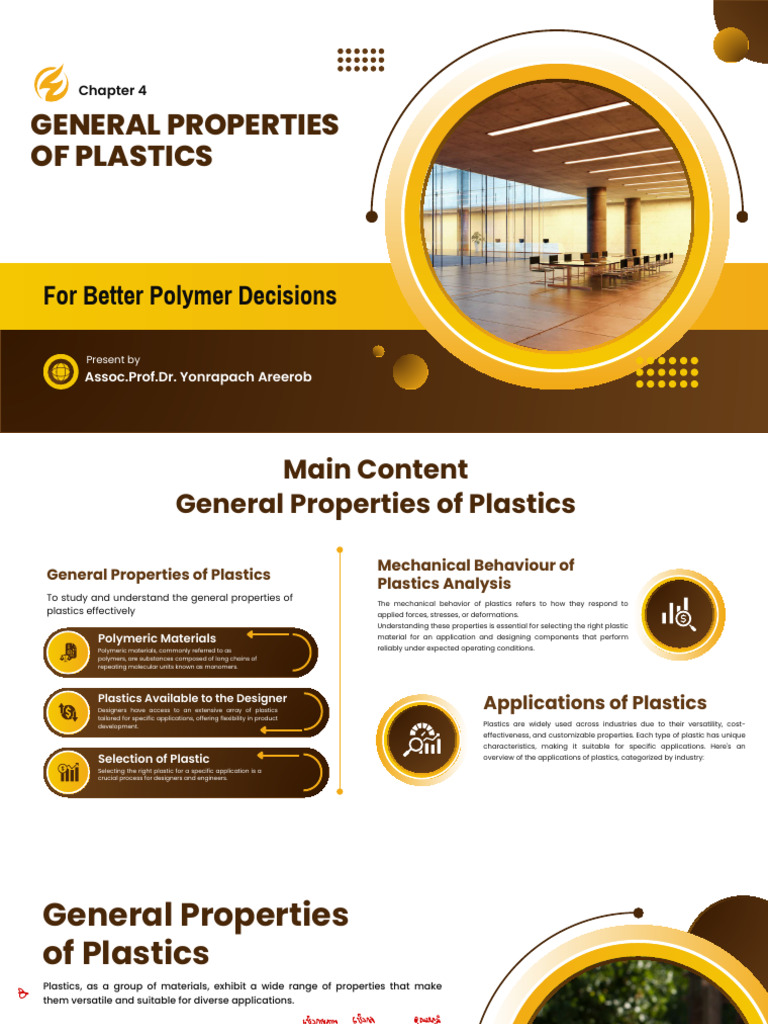 Chapter 4. General Properties of Plastics - Compressed | PDF ...