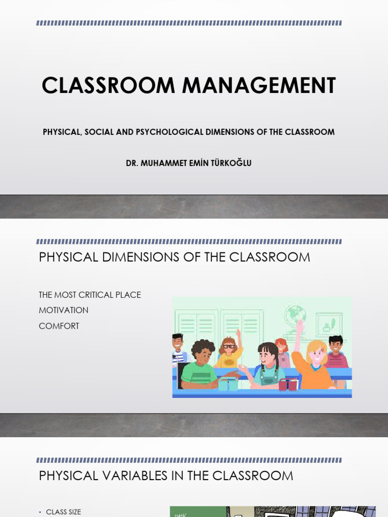 Classroom Management Dimensions 2 | PDF | Classroom | Learning