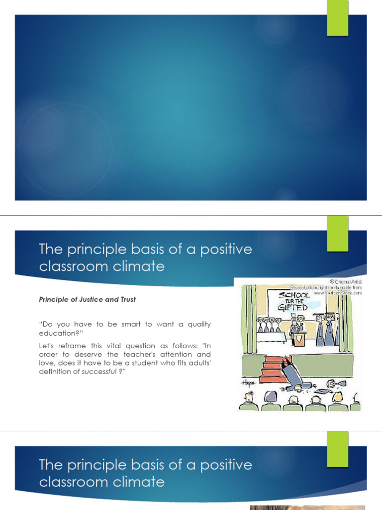 Classroom Management Climate | PDF | Teachers | Classroom