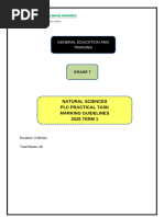 Grade 7 Natural Sciences Term 2 Plan | PDF | Science | Mixture