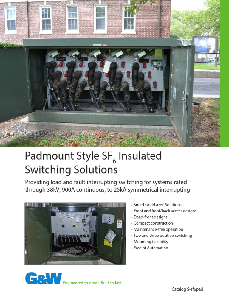 SF6 Especificaciones Seccionadores | PDF | Switch | Fuse (Electrical)
