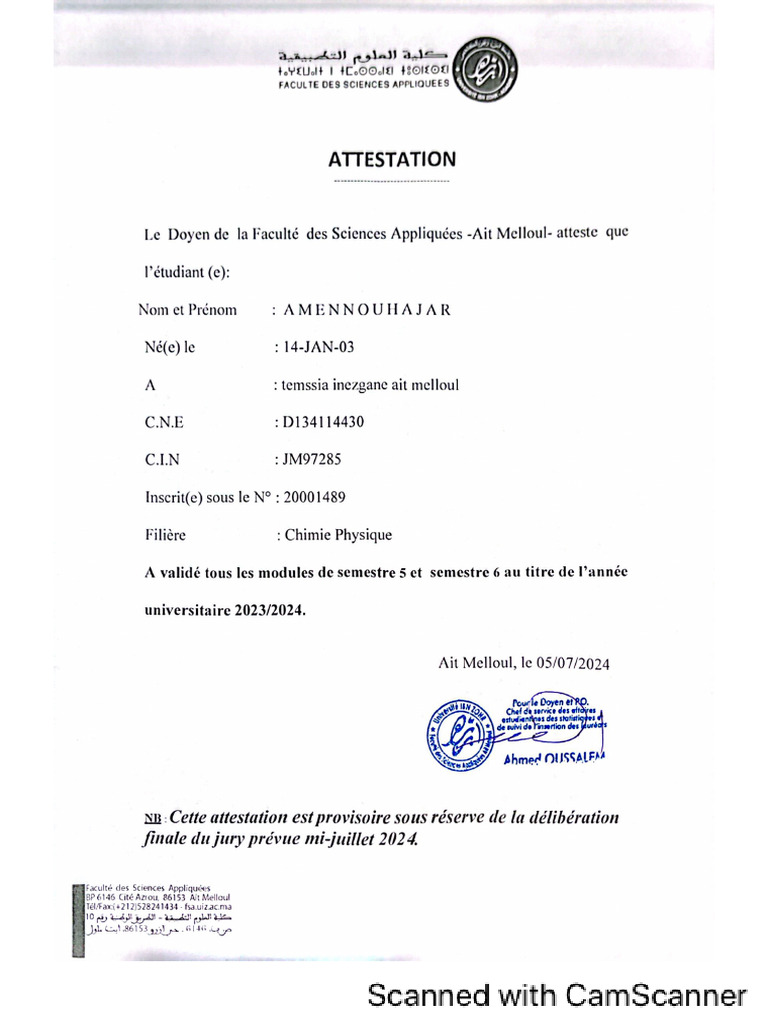 Attestation | PDF