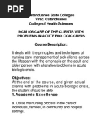 Download Ncm 106 Acute Biologic Crisis by Ellamae Chua SN100714799 doc pdf