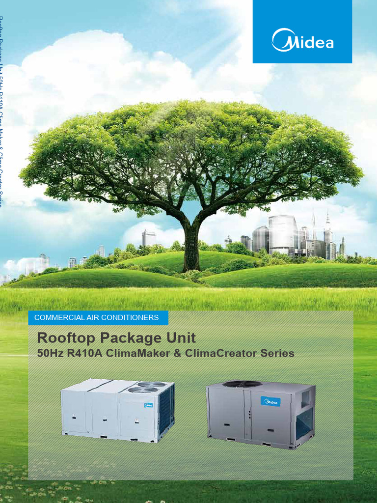 Midea Katalogas Climamaker and ClimaCreator Series Rooftop Package Unit ...
