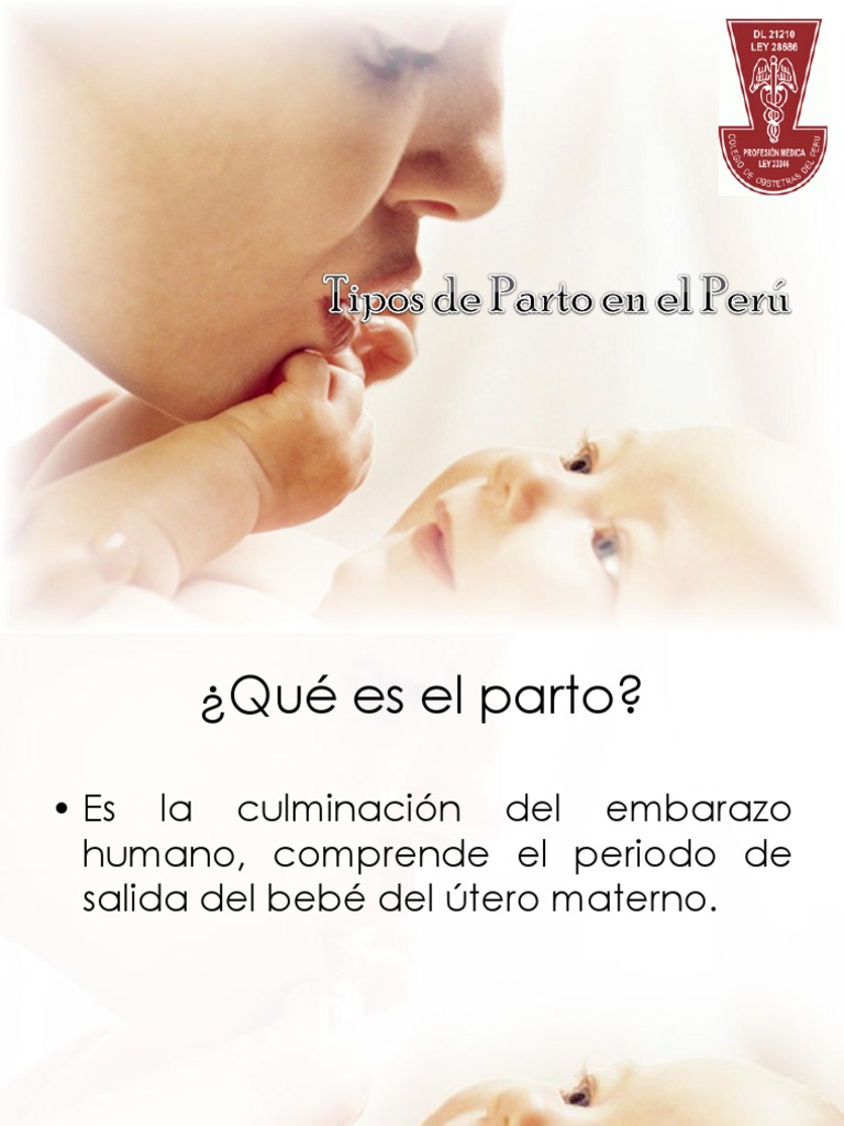 Tipos de Parto en el Perú | PDF | Parto | Reproducción humana