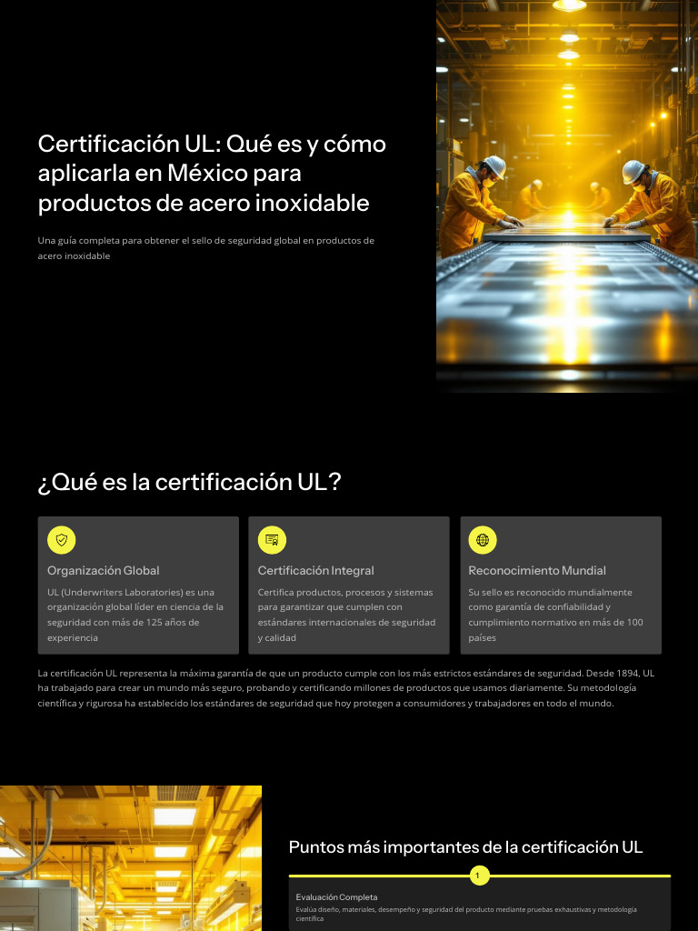 Certificación Ul | PDF | Acero | Calidad (comercial)