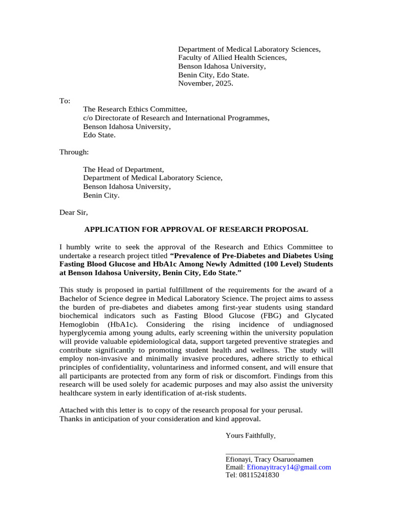 Tracy Research Proposal | PDF