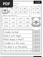 SBA Score and Level Proficiency Chart | PDF