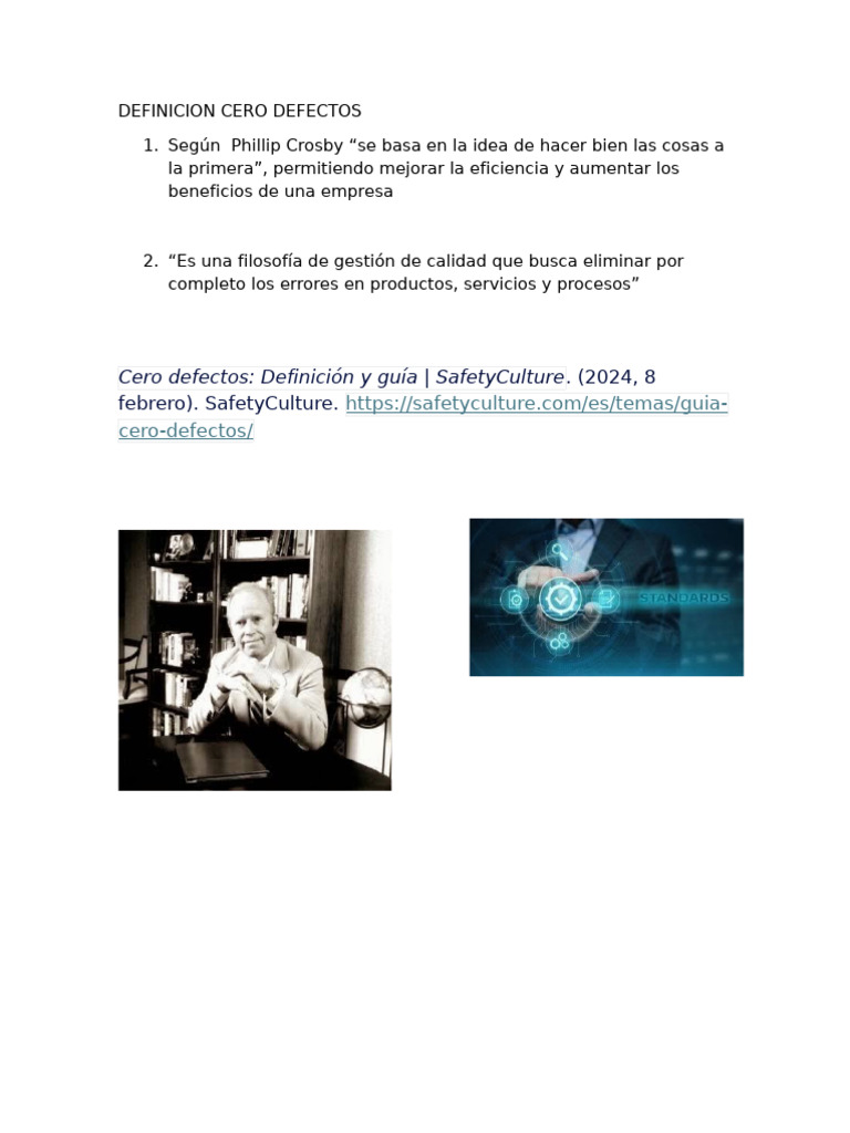 Cero Defectos | PDF