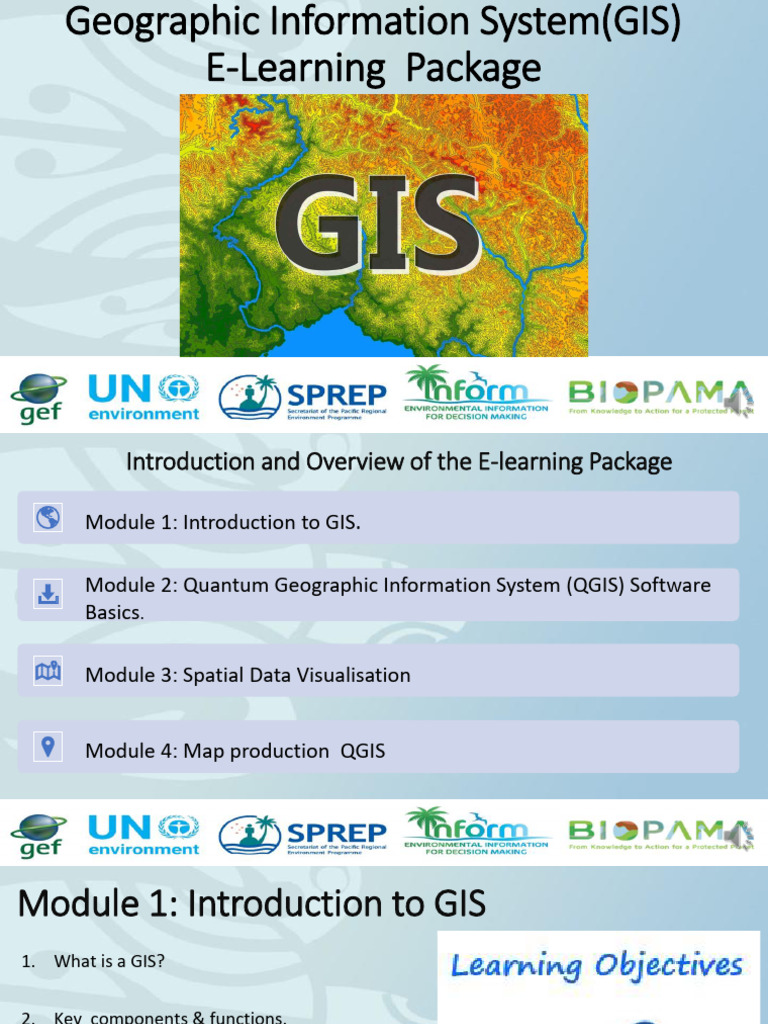 GIS E Learning Module 1 | PDF | Geographic Information System ...
