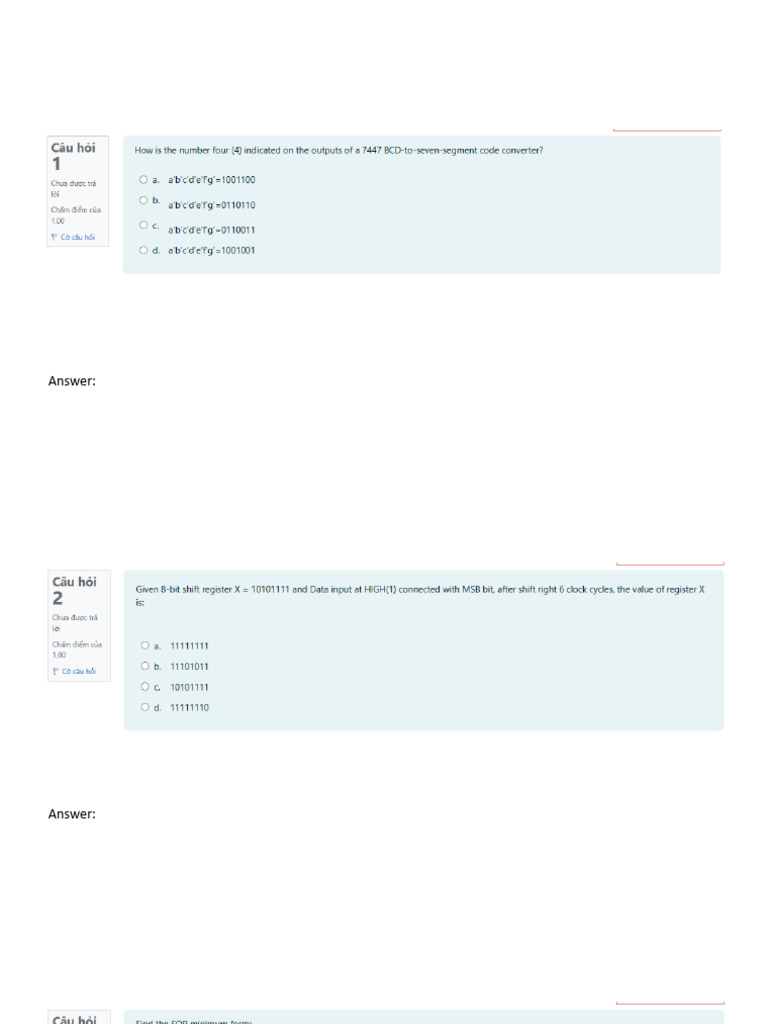 Sample Final | PDF