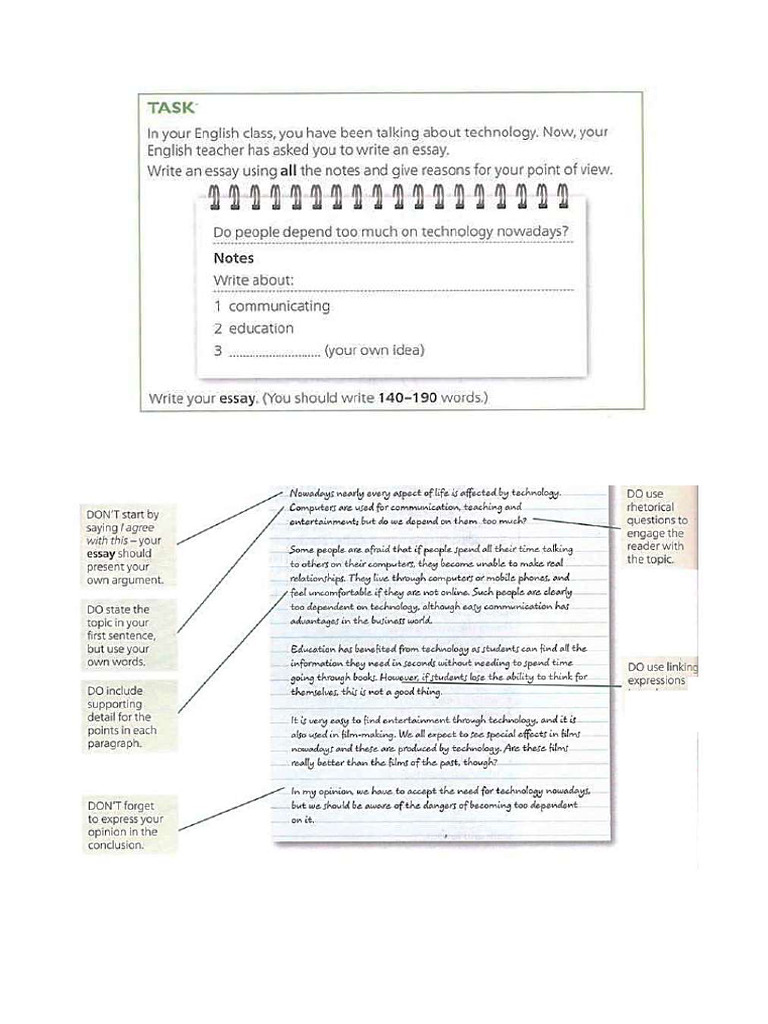 Essay - Model Answer | PDF