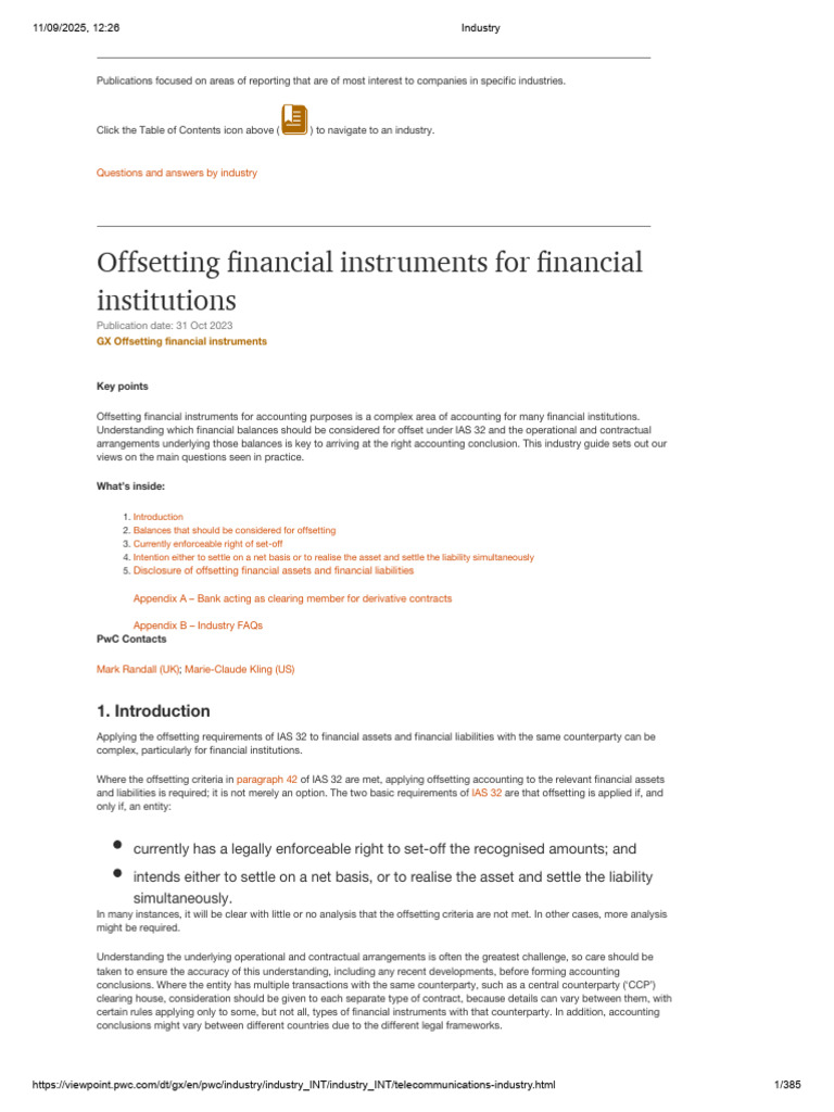 Industry | PDF | Derivative (Finance) | Margin (Finance)