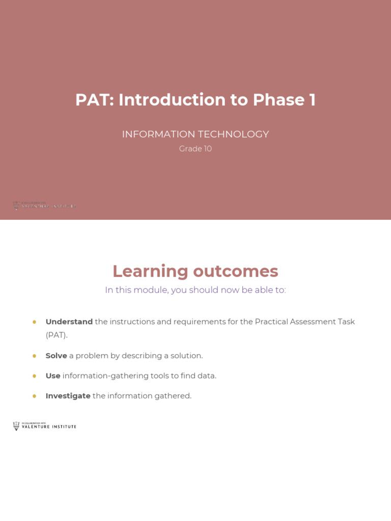 Grade 10 - Module 22 - INFORMATION TECHNOLOGY | PDF | Software ...