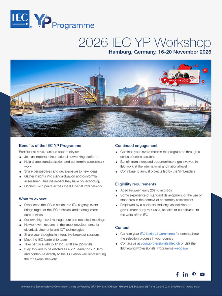 Iec 2026 GM Yp Flyer A4 | PDF | International Electrotechnical Commission