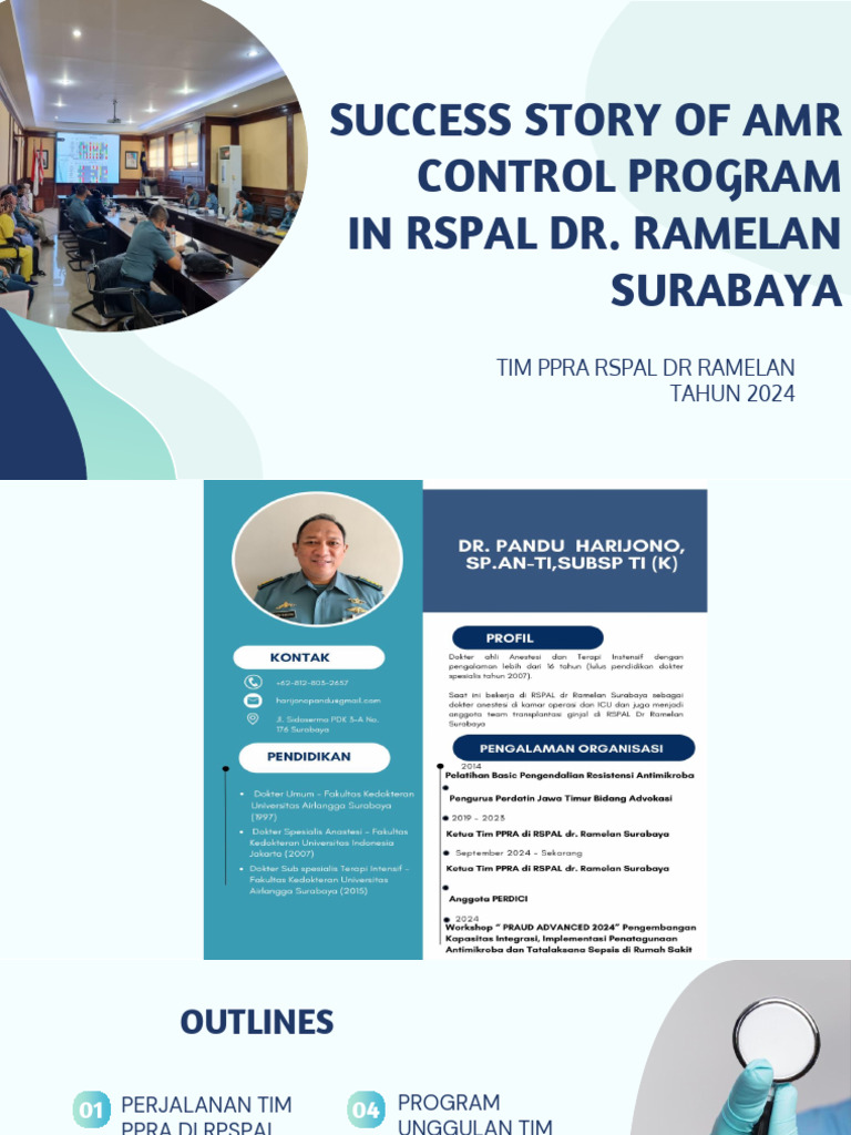 DR Pandu H - Success Story of AMR Control Program in RSPAL DR Ramelan ...