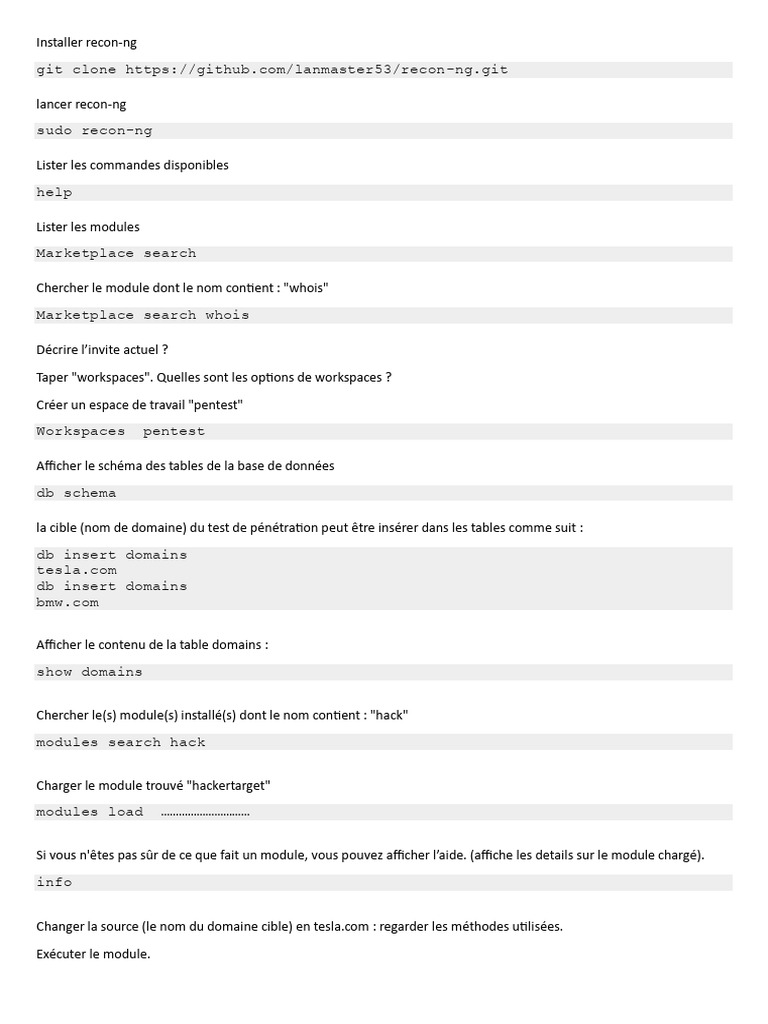 TP Recon-Ng | PDF