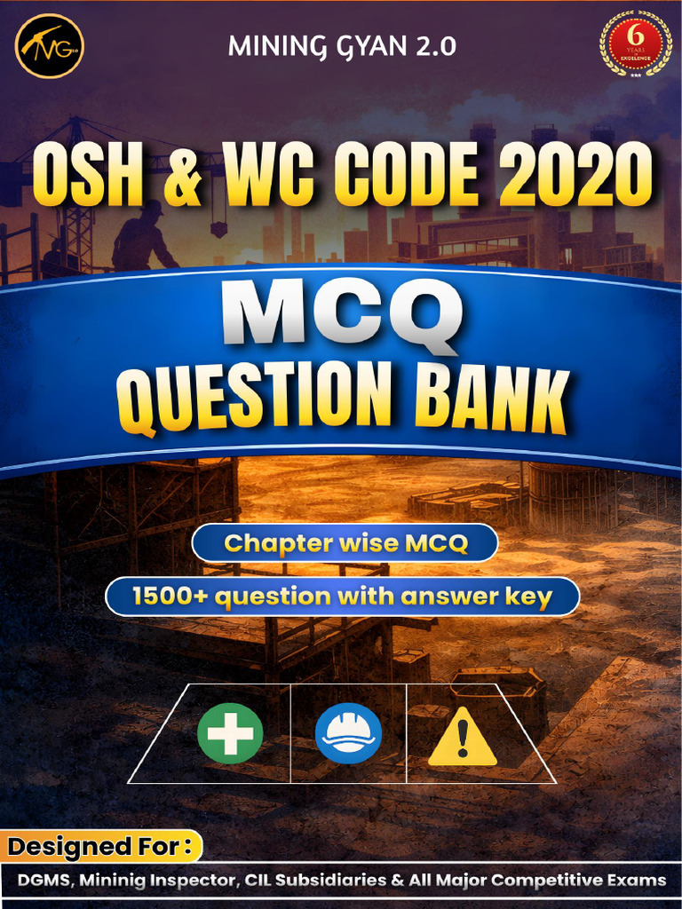 OSH & WC Code 2020 MCQ Sample | PDF | Employment | Occupational Safety ...