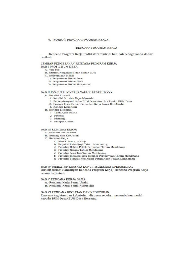 Contoh Laporan Bumdes | PDF