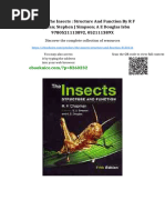 Chapman R.F. 1998 The Insects Structure and Function PDF | PDF
