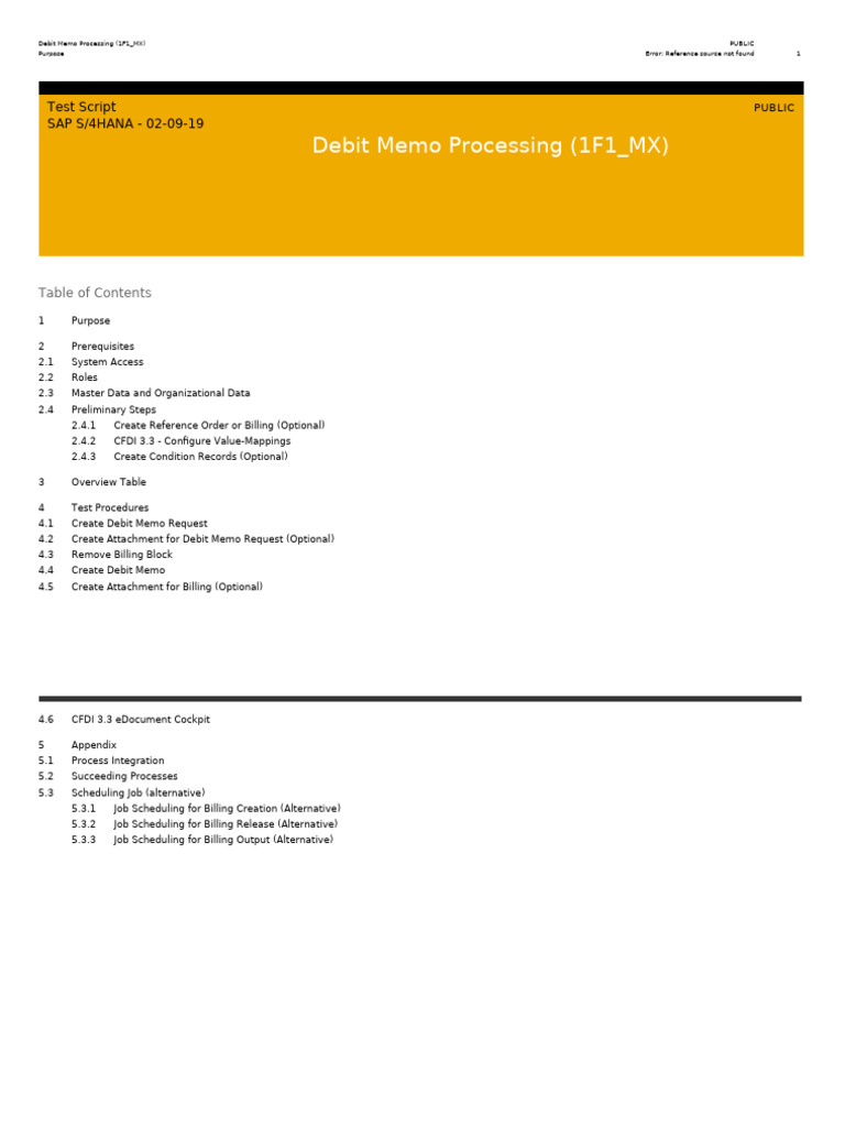 1f1 S4hana1909 BPD en MX | PDF | Invoice | Debits And Credits