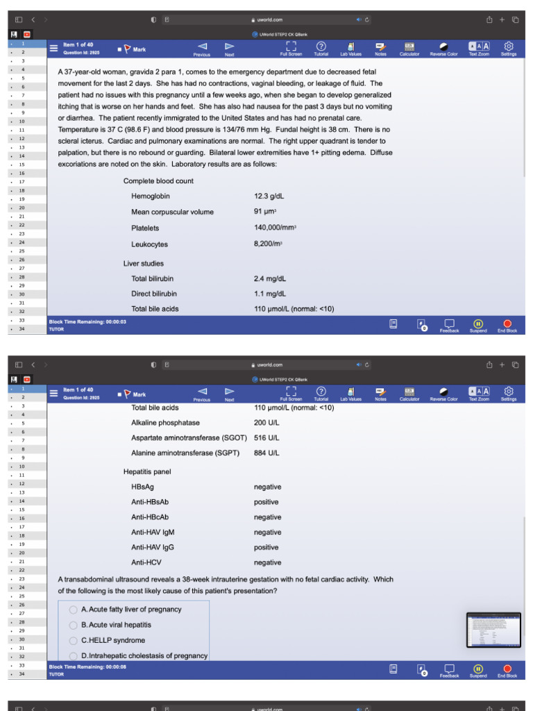 Gastrointestinal & Nutrition Block 4 40q | PDF