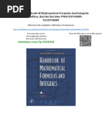 TableofIntegralsSeries PDF | PDF | Logarithm | Trigonometric Functions
