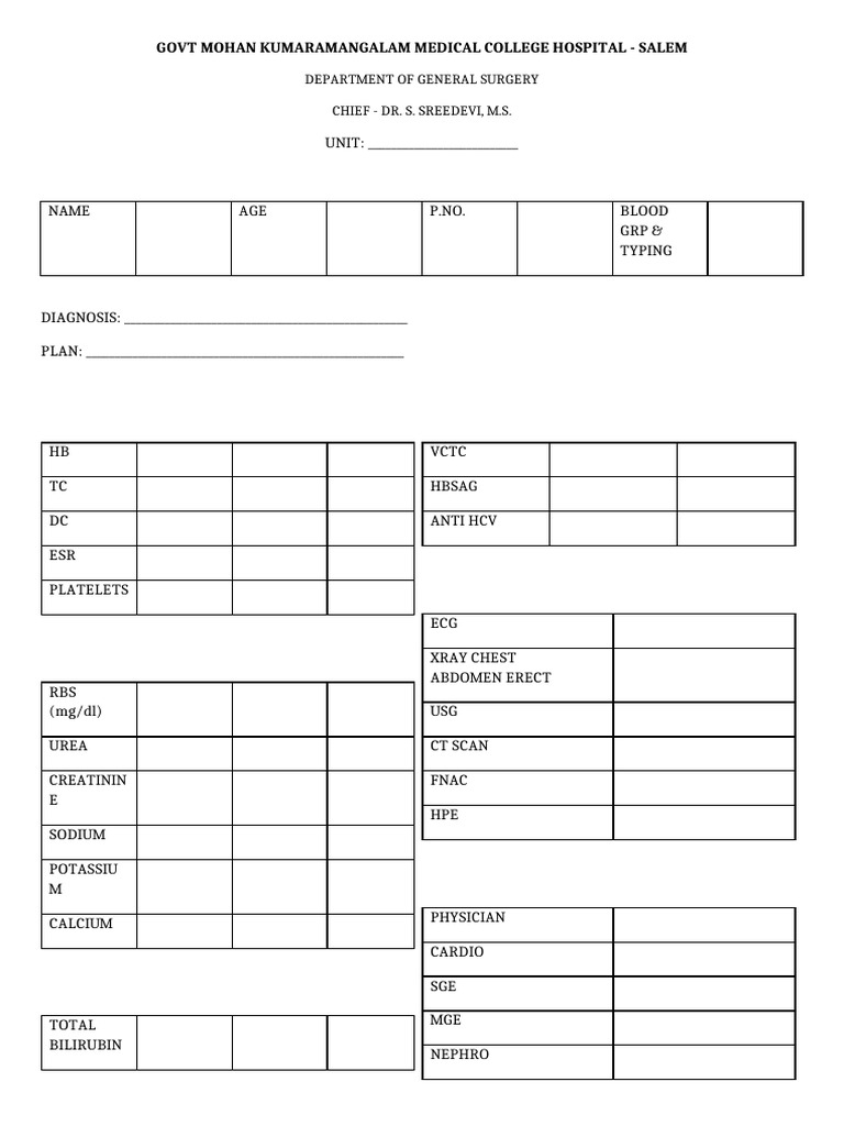 Medical Form True One To One Replica | PDF