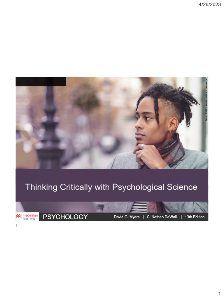 Chapter 3 Psycology Research | PDF | Scientific Method | Experiment