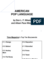 American Pop Language: by Don L. F. Nilsen and Alleen Pace Nilsen