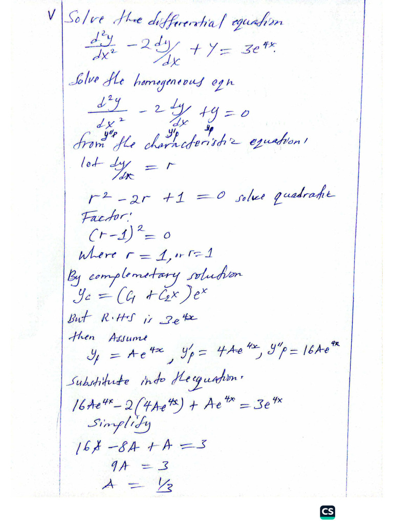 Eq 5 Differential Equation | PDF