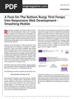 A Foot On The Bottom Rung First Forays Into Responsive Web Development Smashing Mobile