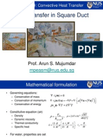 Jundika-Square Duct Flow Heat Transfer