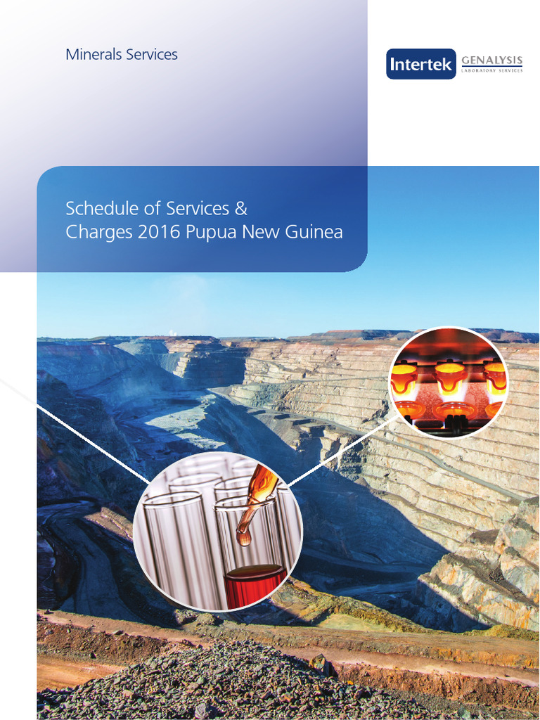 Intertek Schedule of Services and Charges - PNG 2016 | PDF ...