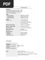 747-400F Cargo Layout Specifications | PDF | Aircraft | Manufactured Goods