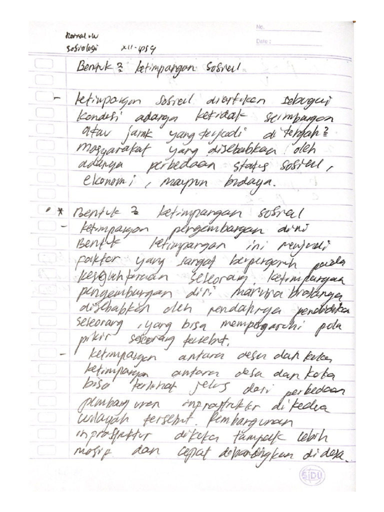 Bentuk Bentuk Ketimpangan Sosial - Reinal Wicaksana XII IPS 4 Sosiologi ...
