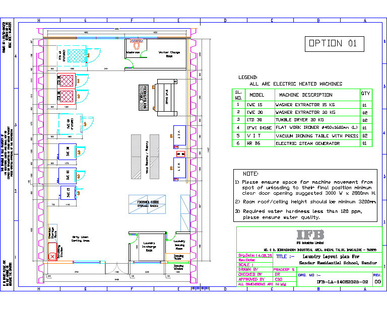 Layout Plan For OPTION 01 | PDF