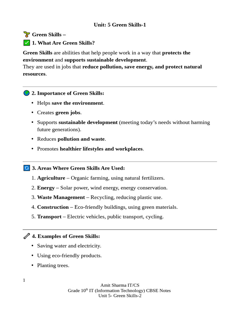 Unit 5 All Sessions 1-2-10th It 10 | PDF