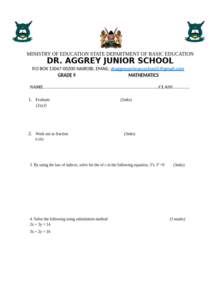 Matths Grade 9 | PDF | Area | Mathematics