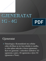 Gjeneratat 1G 2G 3G 4G 