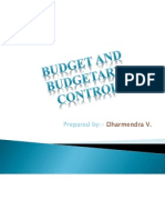 Budgetary Control by Dhaval
