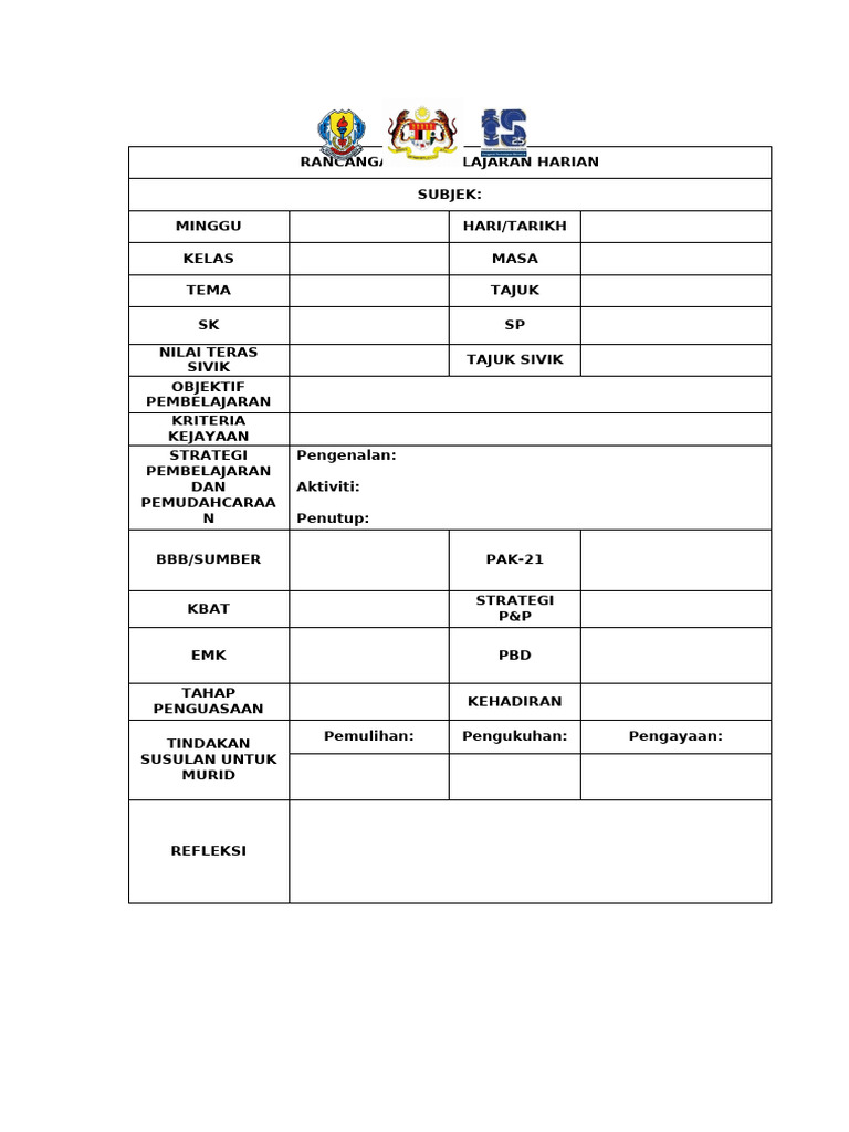 Template RPH | PDF
