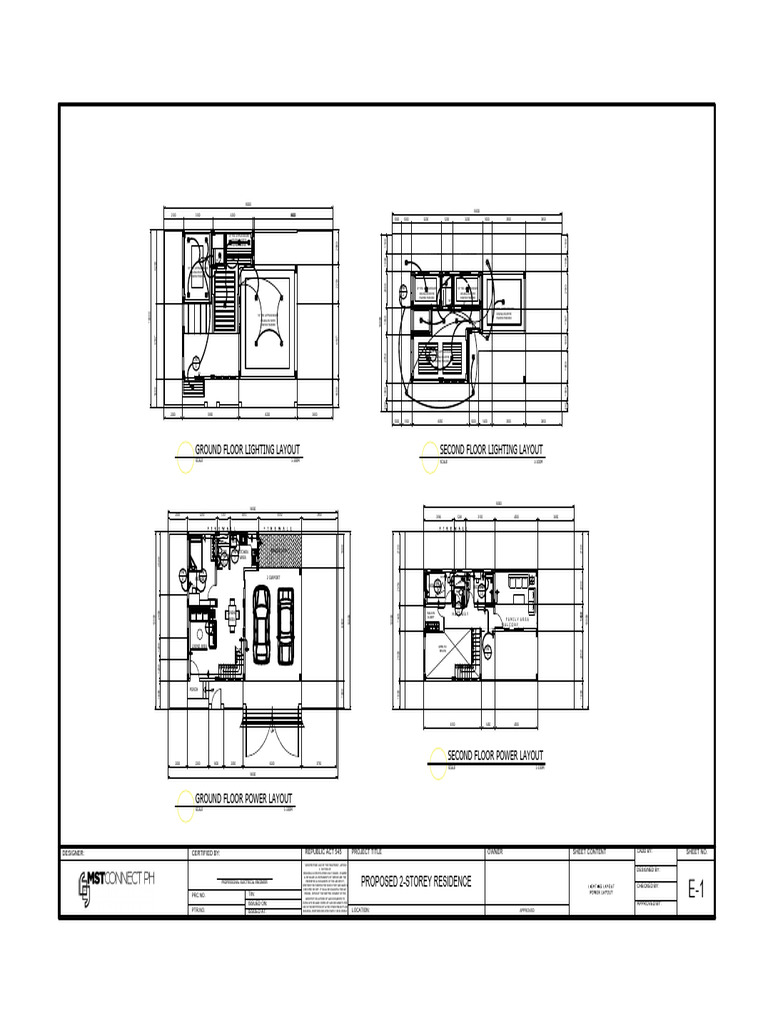E1 Sample Working Drawing | PDF | Home