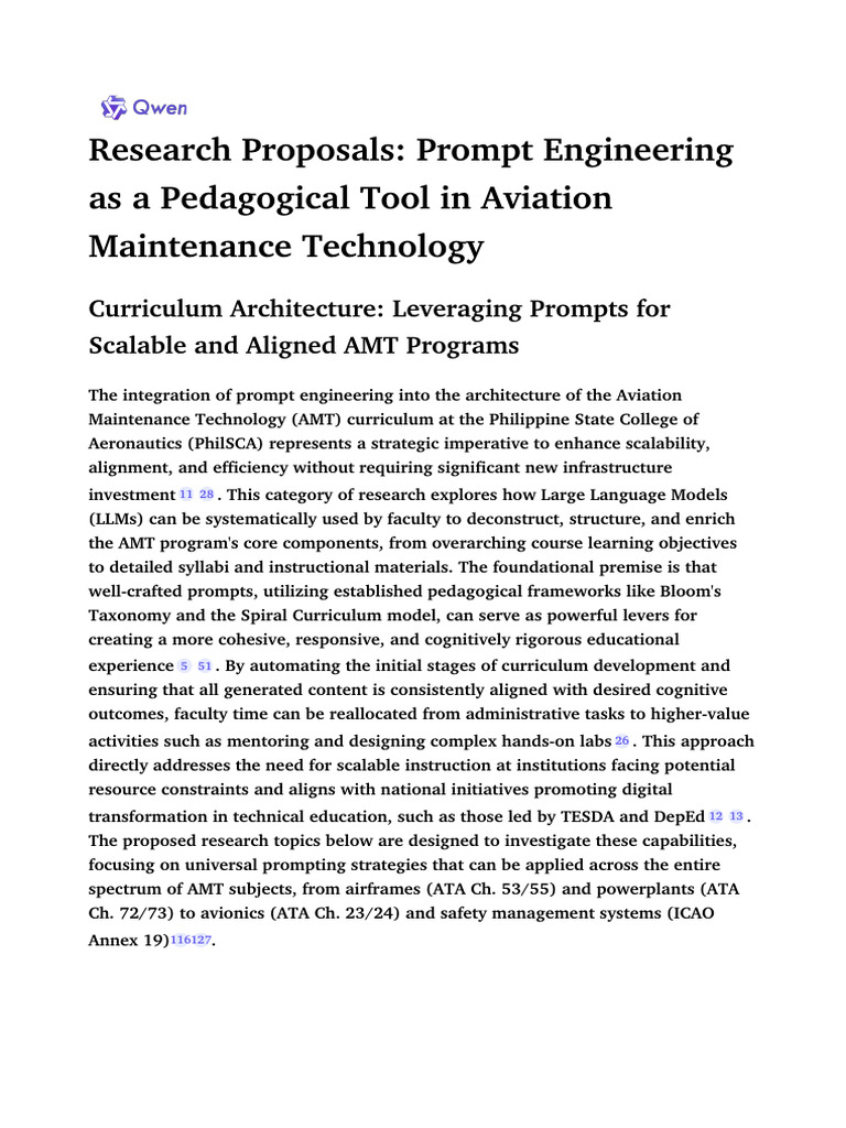 Research Proposals - Prompt Engineering As A Pedagogical Tool in ...