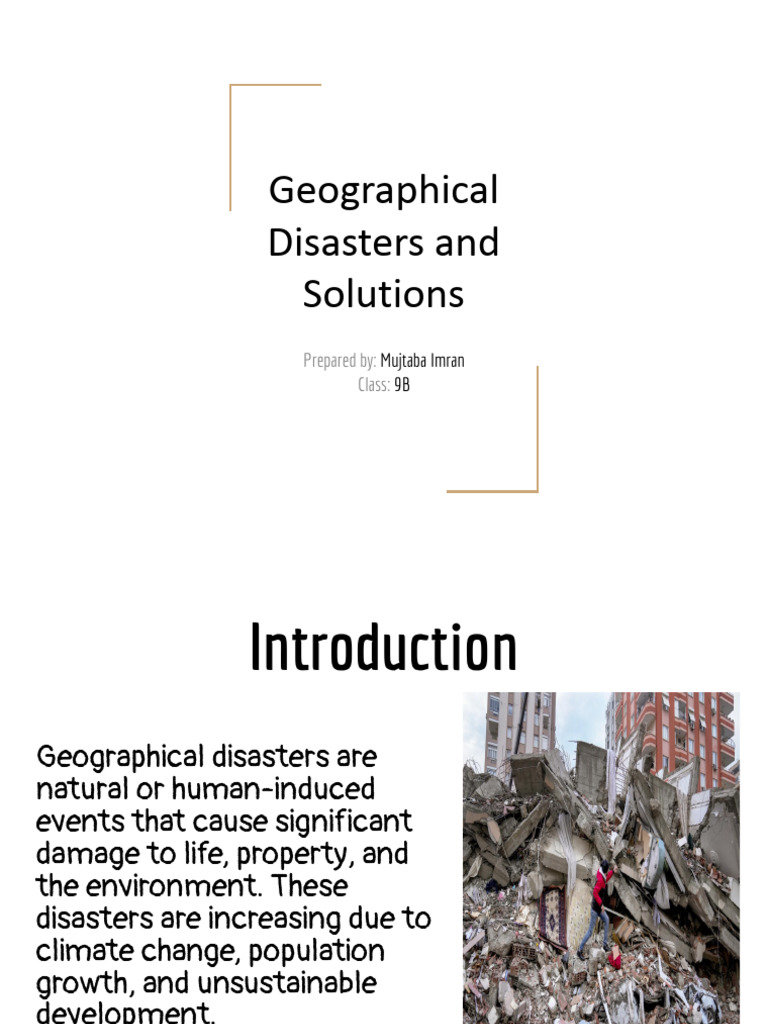 Geography Project.pptx | PDF | Climate Change | Sustainability