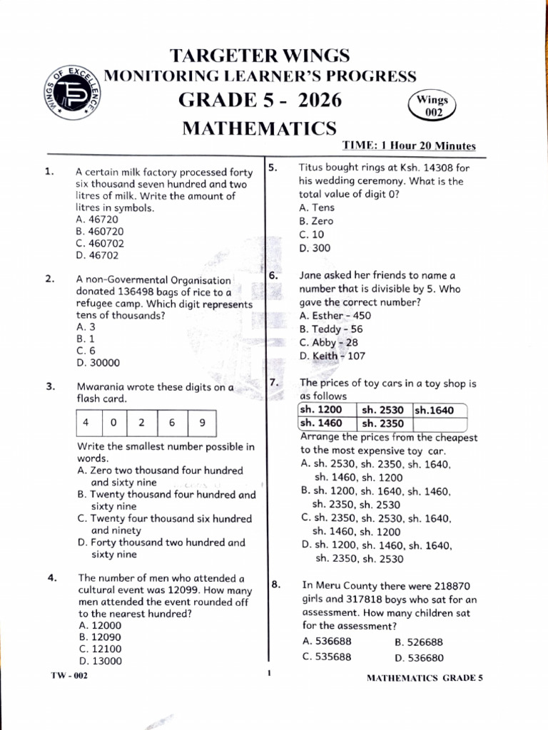 G5 Wings 002 Mathematics | PDF | Euclidean Geometry | Elementary Geometry