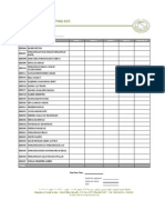 Monthly Attandance Sheet