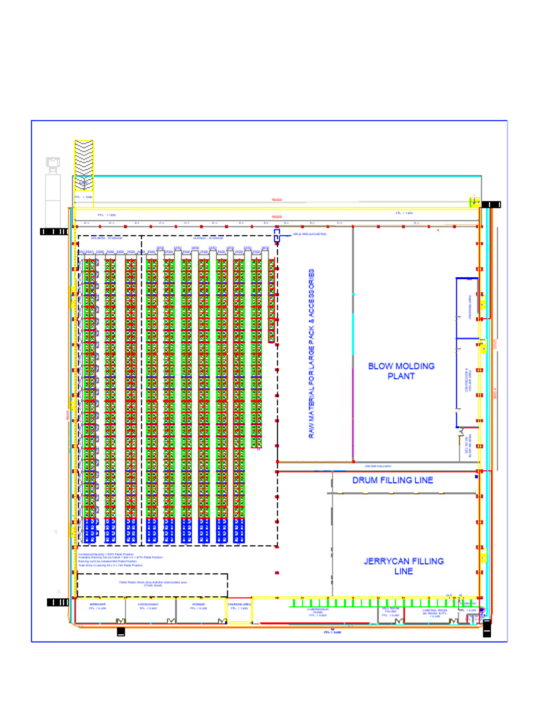 Warehouse Layout - Land 1 1 | PDF | Secondary Sector Of The Economy ...