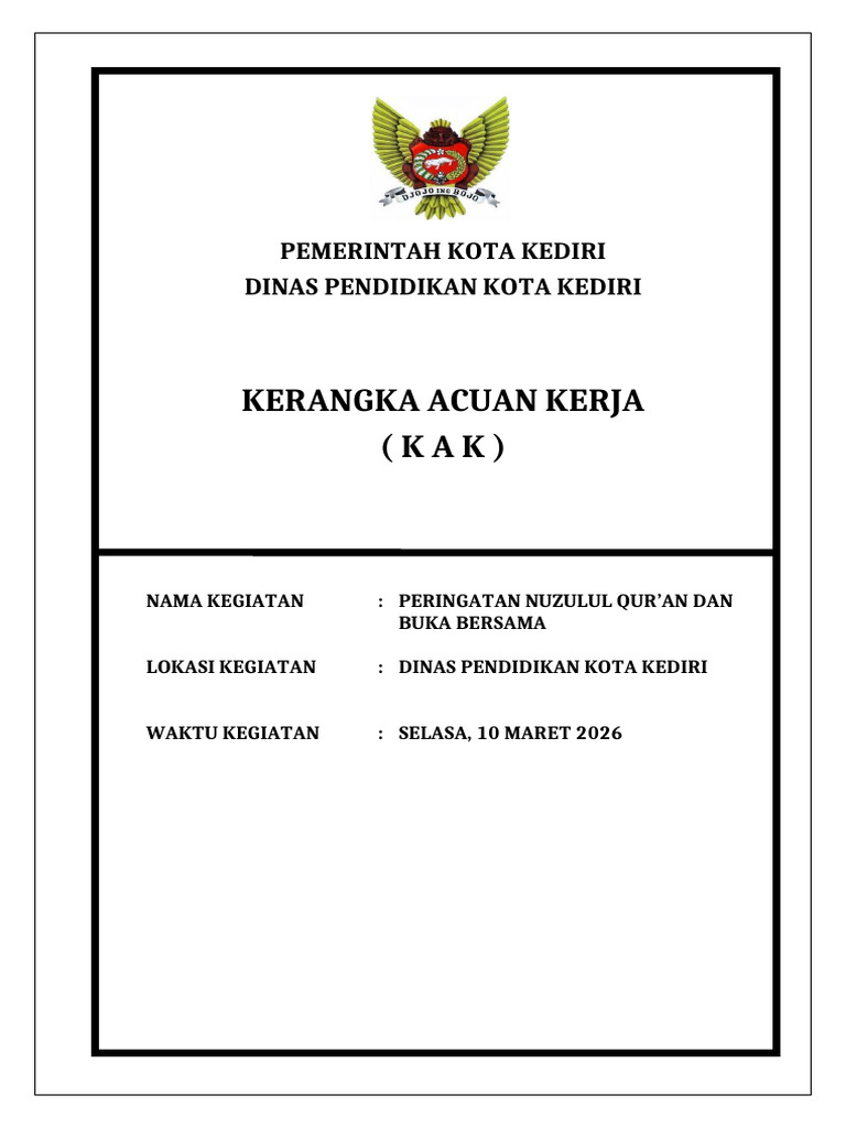 KAK Rakor Dan Bukber 2026 | PDF