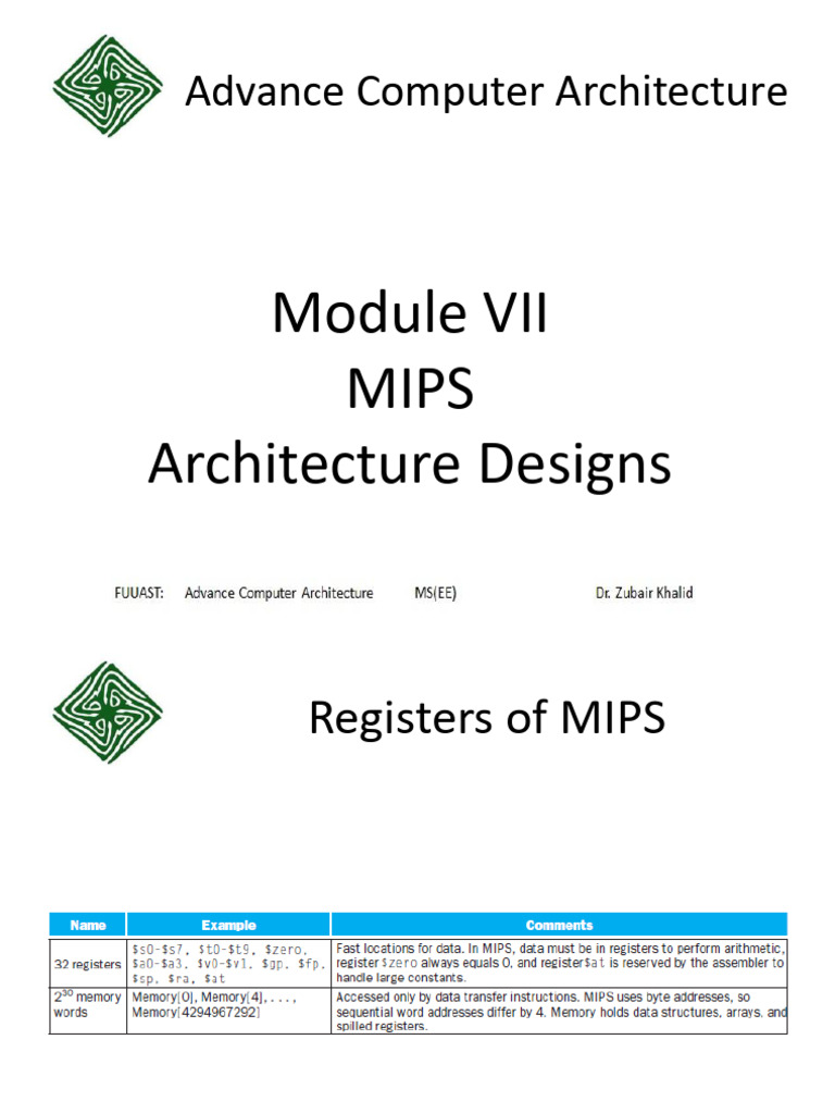 Lecture ACA 7 | PDF